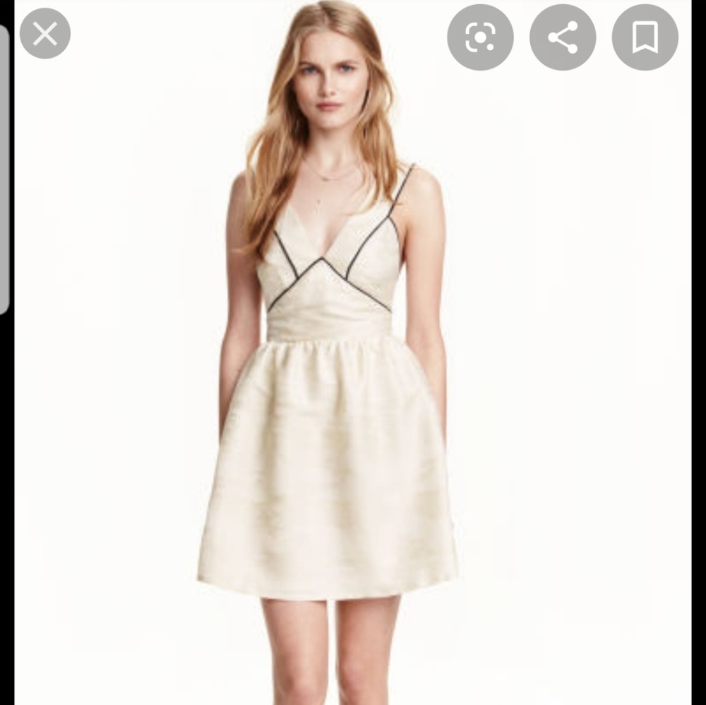 H&M Jacquard-Weave Dress sz 10